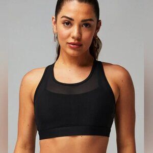 Fabletics Faye High Impact Sports Criss Cross Back Cropped Tank Top womens M